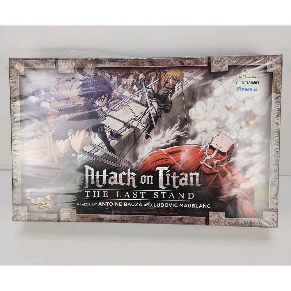 Attack on Titan The Last Stand Board Game Funimation Anime Comic Con Sealed 2017